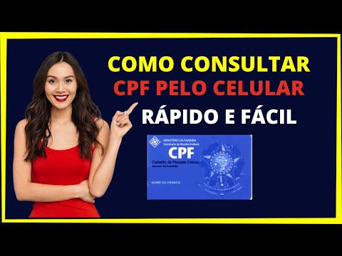 COMO CONSULTAR CPF PELO CELULAR - Veja como saber se o CPF está regular junto a Receita Federal